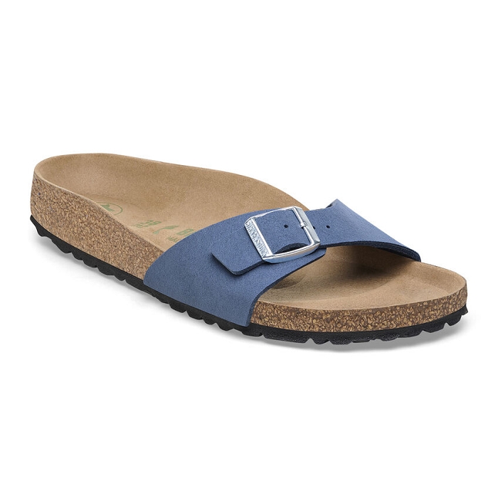 Birkenstock chaussures birkenstock madrid vegan soft ei blue 