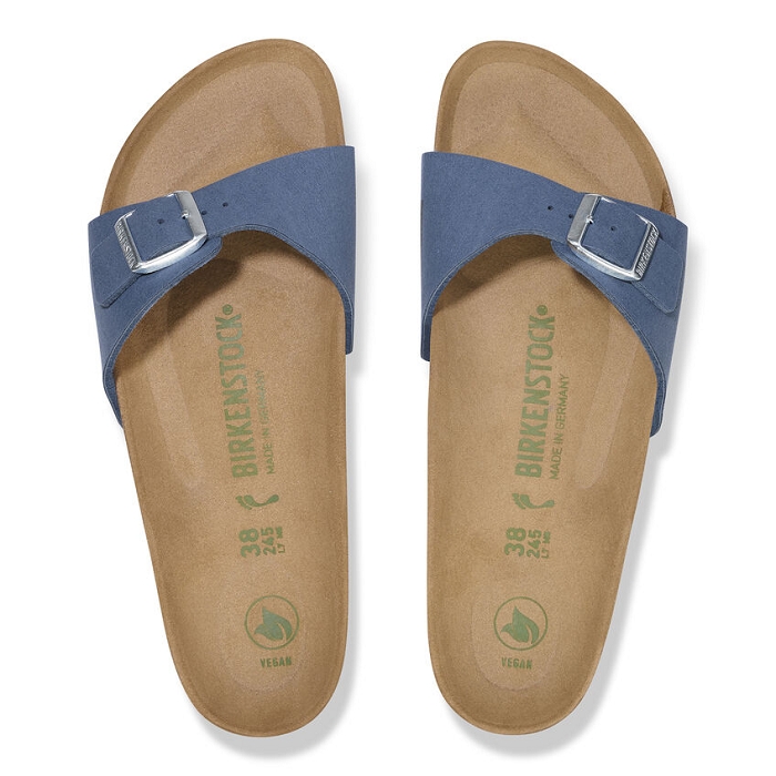 Birkenstock chaussures birkenstock madrid vegan soft ei blue 9127001_3