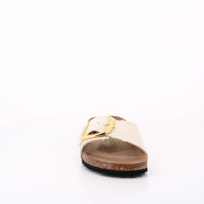 Birkenstock chaussures birkenstock madrid big buckle vegan rough canvas eggshell tex 9127101_2