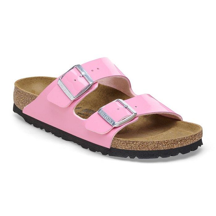 Birkenstock chaussures birkenstock arizona bf patent candy pimk black 