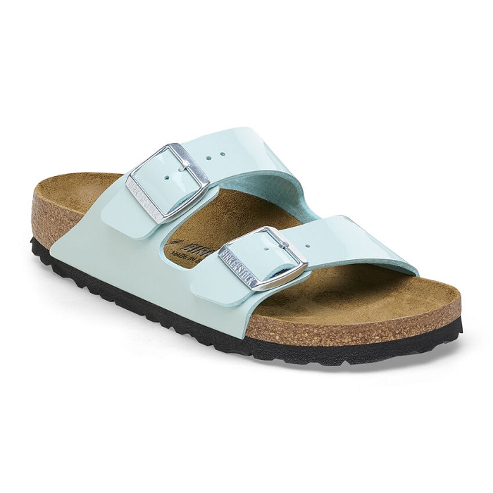 Birkenstock chaussures birkenstock arizona bf patent surf green 