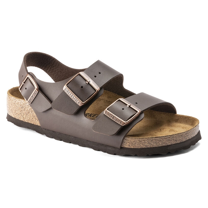 Birkenstock chaussures birkenstock milano bf dark brown 