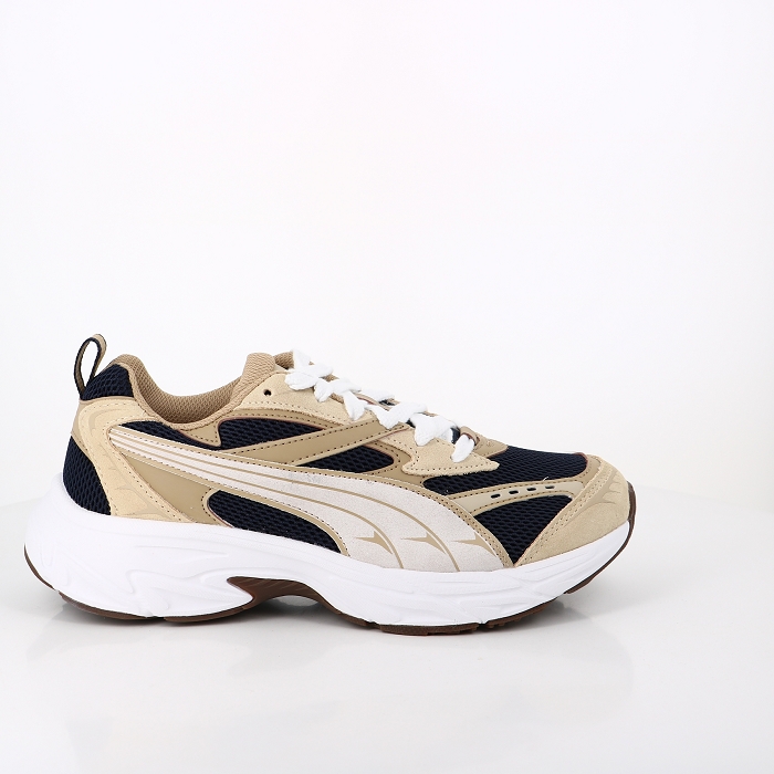 Puma chaussures puma morphic suede club navy putty marron