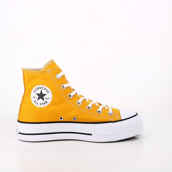 Converse chaussures converse lift hi yellow jaune