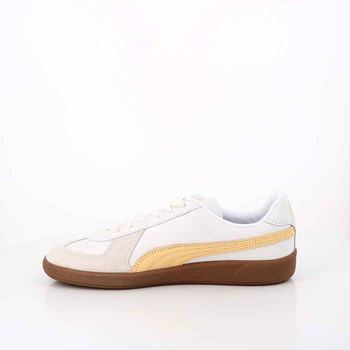 Puma chaussures puma army trainer white yellow blanc9136001_3