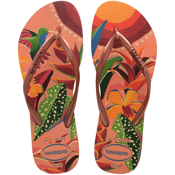 Havaianas chaussures havaianas slim tropical peach 