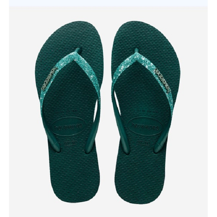 Havaianas chaussures havaianas slim sparkle ii pantanal green 