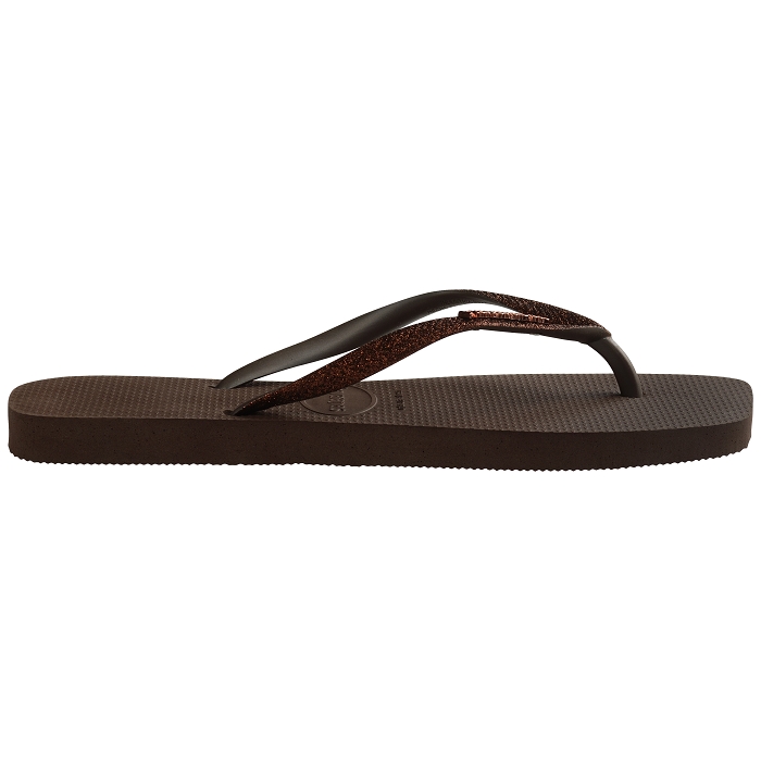 Havaianas chaussures havaianas slim square glitter dark brown 9141101_2