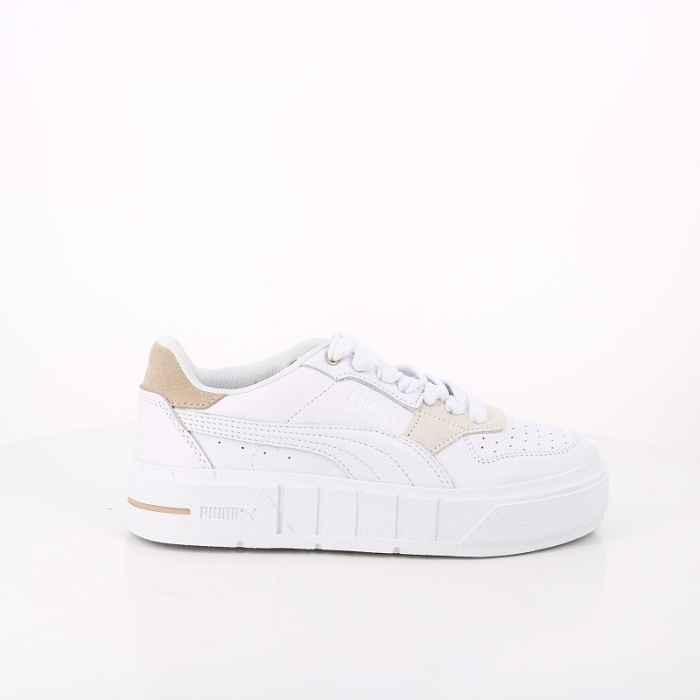 Puma chaussures puma cali court match white granola blanc