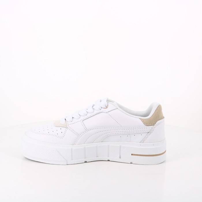 Puma chaussures puma cali court match white granola blanc9141801_3