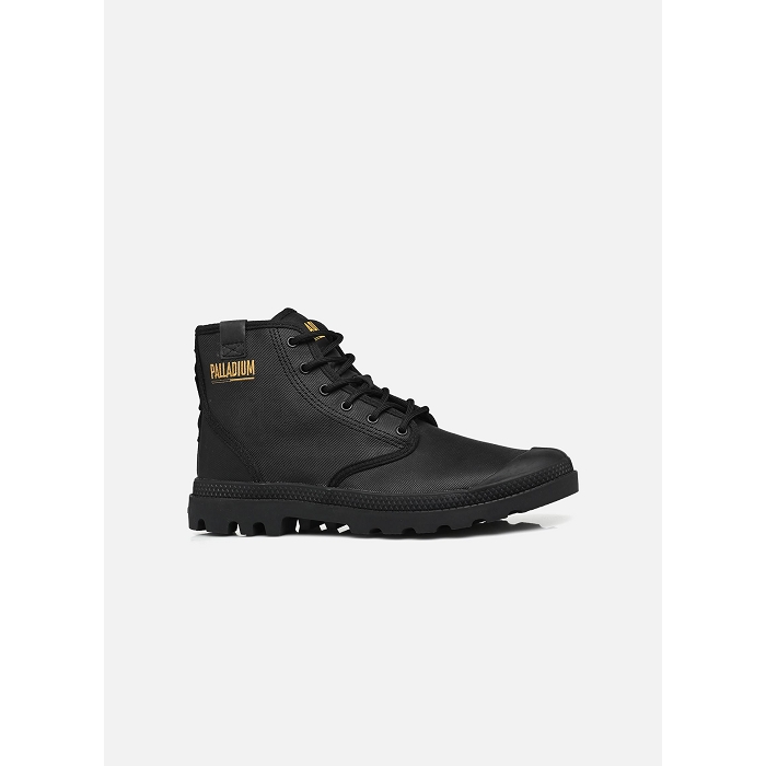 Palladium chaussures palladium pampa hi coated black noir