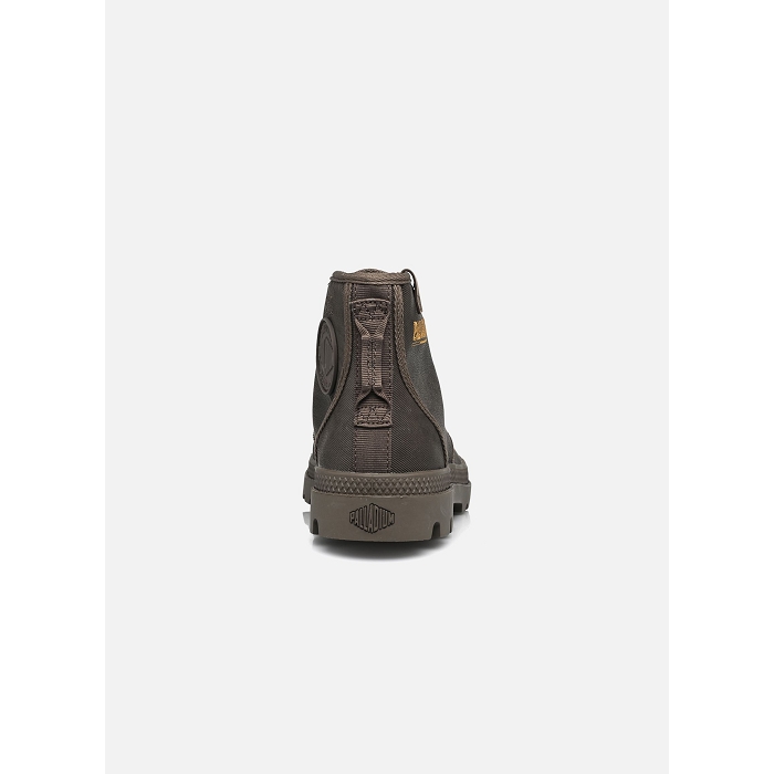 Palladium chaussures palladium pampa hi coated major brown marron9152801_4