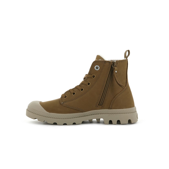 Palladium chaussures palladium pampa hi zip wl dear brown marron9153201_3