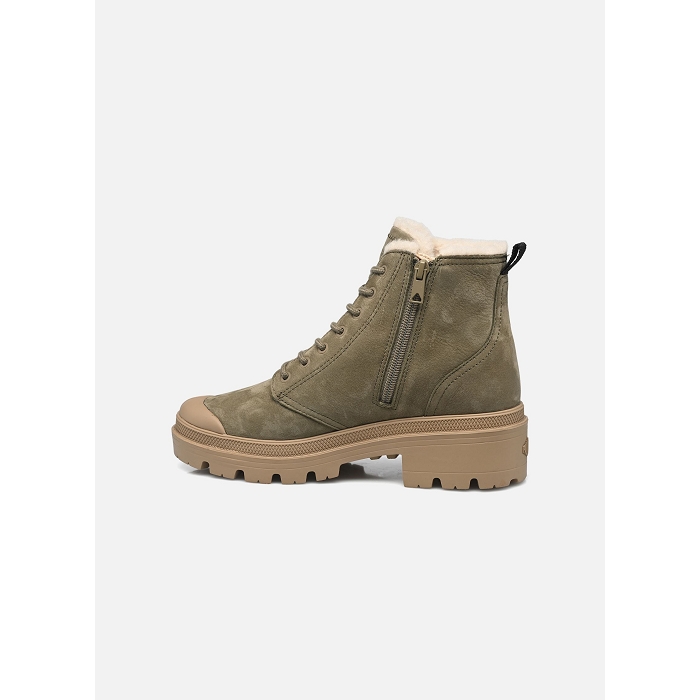 Palladium chaussures palladium pallabase dusky green nubuk zip wl vert9153801_3