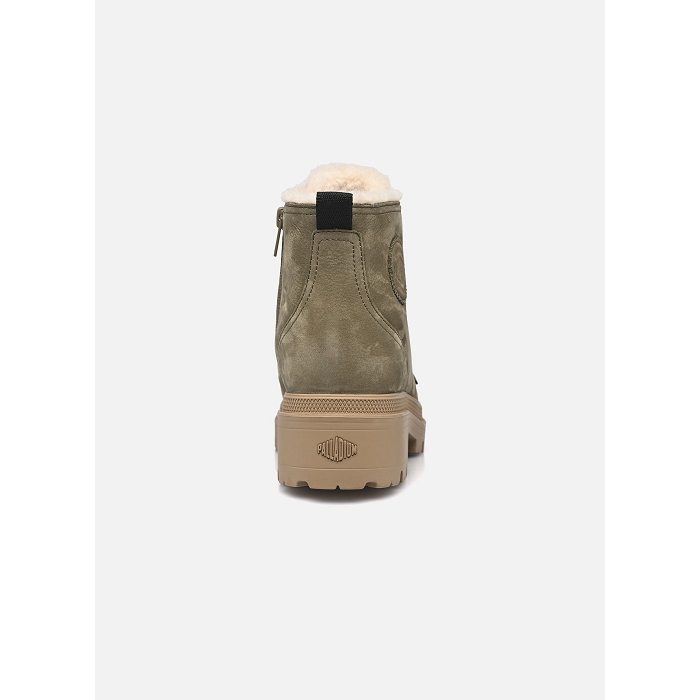 Palladium chaussures palladium pallabase dusky green nubuk zip wl vert9153801_4
