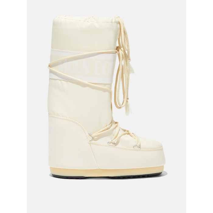 Moon boot chaussures moon boot cream icon nylon beige