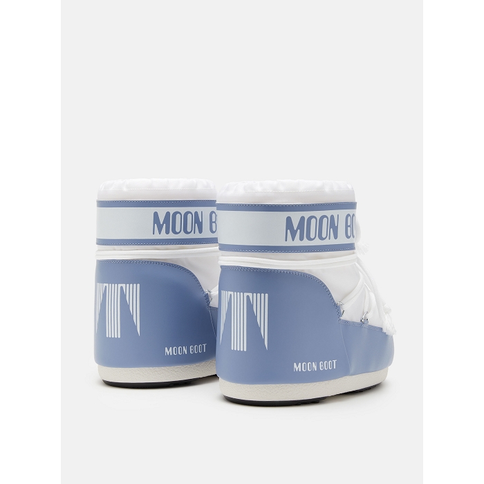 Moon boot chaussures moon boot elephant grey white icon low nylon elephant grey white blanc9156701_2