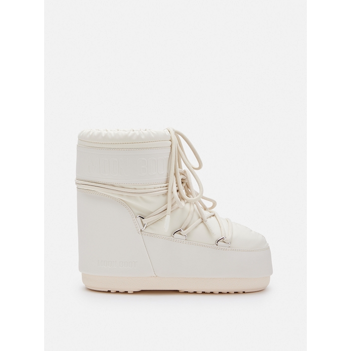 Moon boot chaussures moon boot cream icon low rubber beige