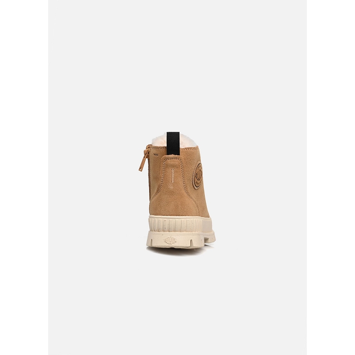 Palladium chaussures palladium pallashock zip warm dear brown marron9158201_4