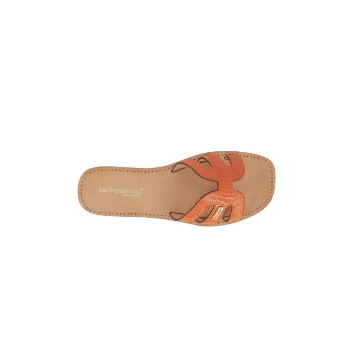 Les tropeziennes chaussures les tropeziennes hadamia orange serpent 9161401_3