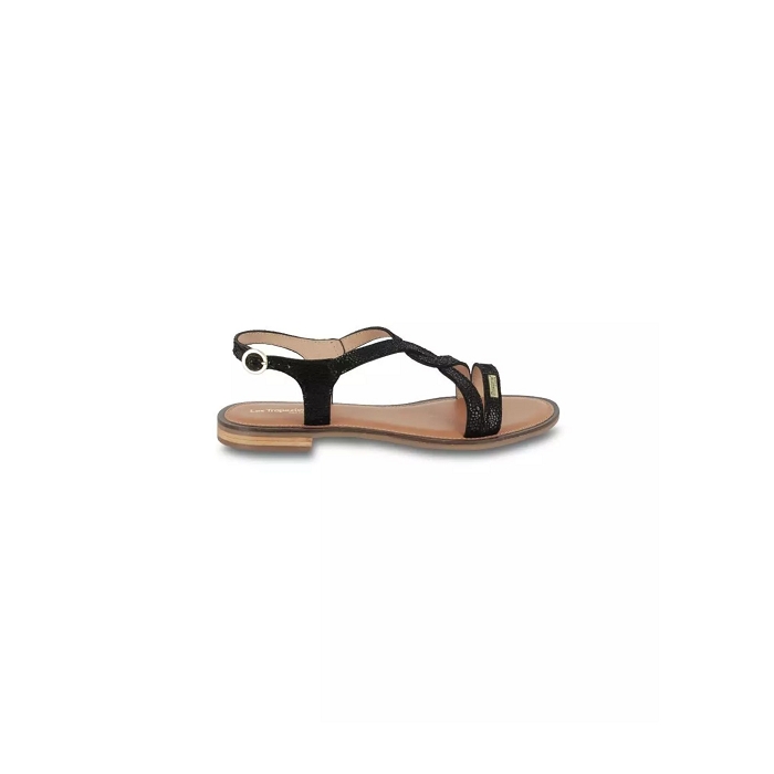 Les tropeziennes chaussures les tropeziennes hastral noir brillant 