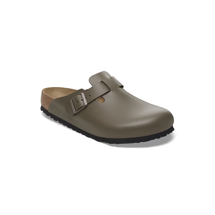 Birkenstock famille birkenstock boston leather concrete gray 