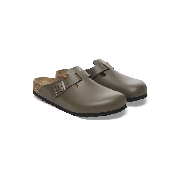 Birkenstock famille birkenstock boston leather concrete gray 9169901_3