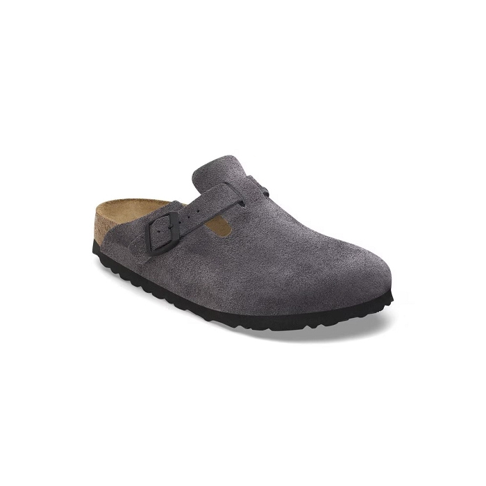 Birkenstock famille birkenstock boston suede velvet grey 