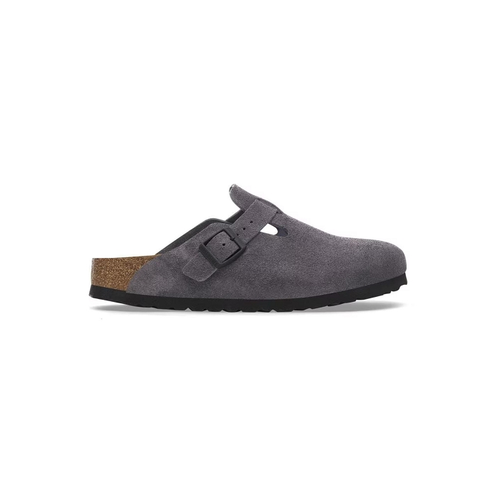 Birkenstock famille birkenstock boston suede velvet grey 9170101_2