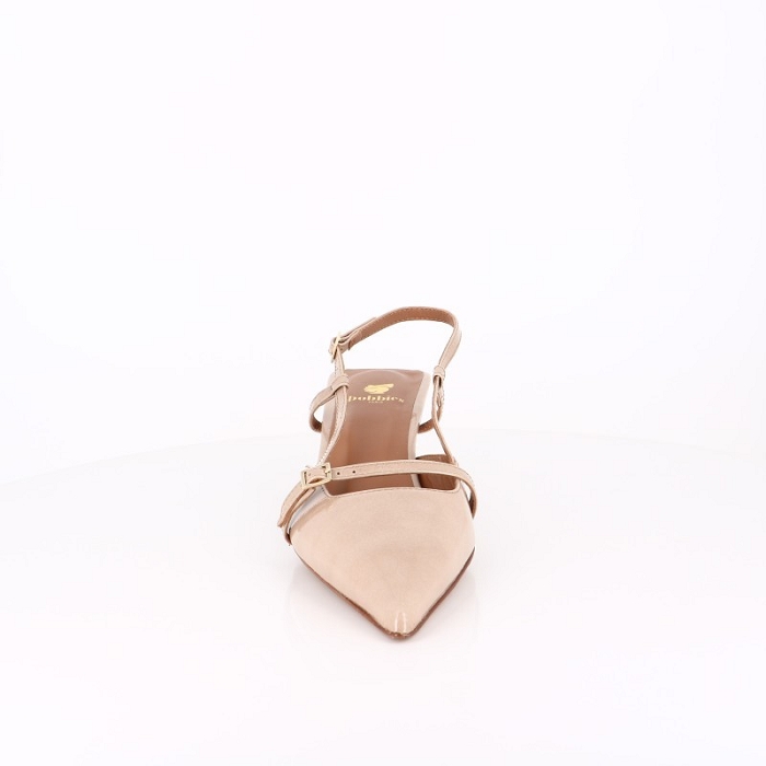 Bobbies famille bobbies reem beige latte cuir verni froisse 9170201_2