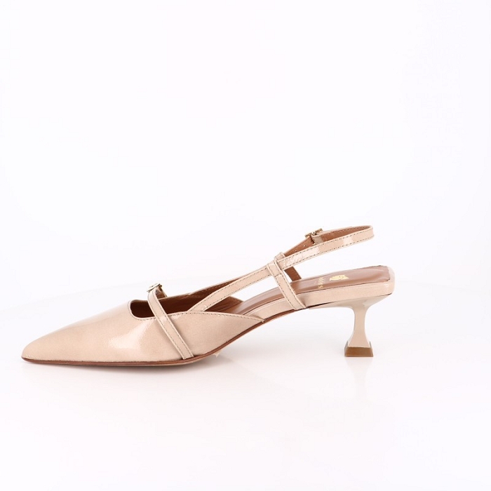 Bobbies famille bobbies reem beige latte cuir verni froisse 9170201_3