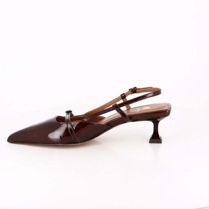 Bobbies famille bobbies reem ganache cuir verni froisse 9170301_3