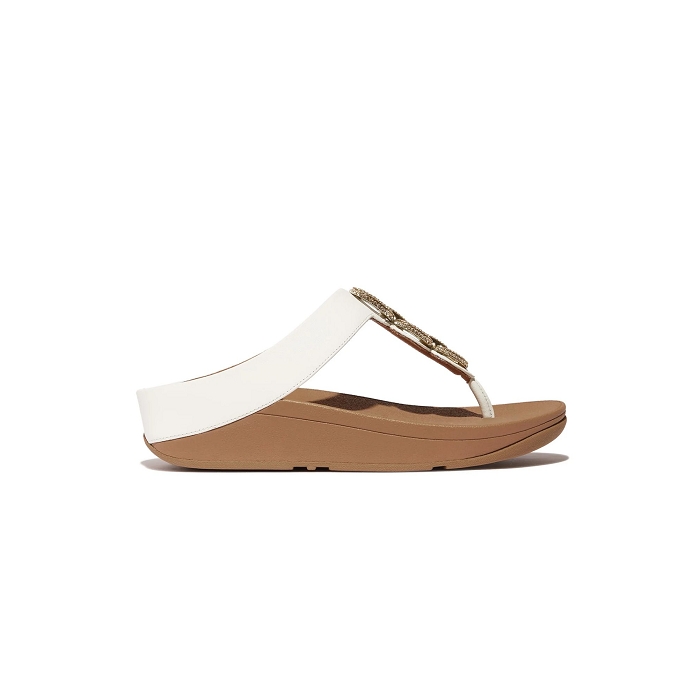 Fitflop chaussures fitflop fino crystal urban white 