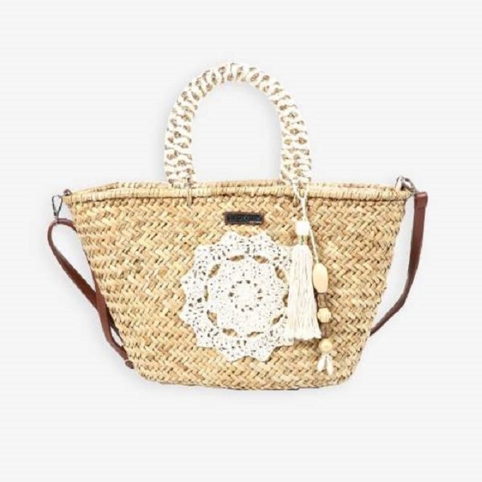 Les tropeziennes accessoires les tropeziennes panier paille 42x32x15 natural 