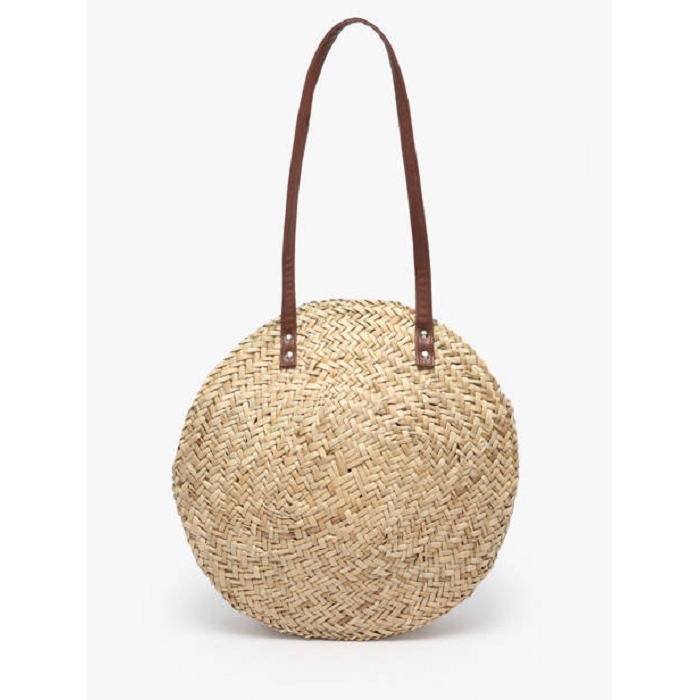 Les tropeziennes accessoires les tropeziennes panier paille 40x40x6 natural 9174601_3