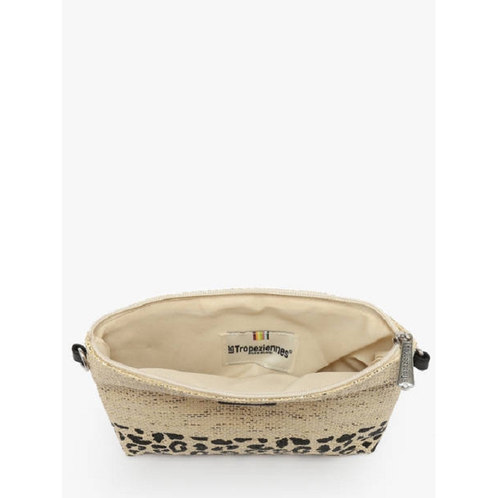 Les tropeziennes accessoires les tropeziennes pochette papier beige 9175001_2
