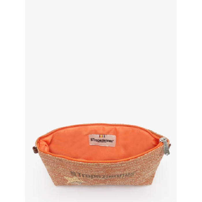 Les tropeziennes accessoires les tropeziennes pochette papier orange 9175301_2