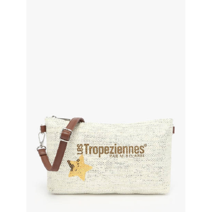 Les tropeziennes accessoires les tropeziennes pochette papier blanc 