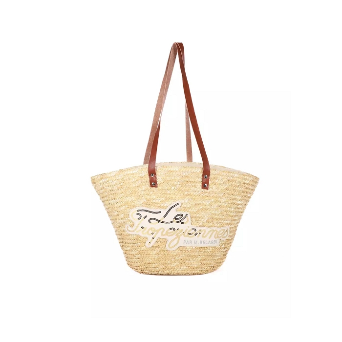 Les tropeziennes accessoires les tropeziennes panier 45x30x20 paille naturel 