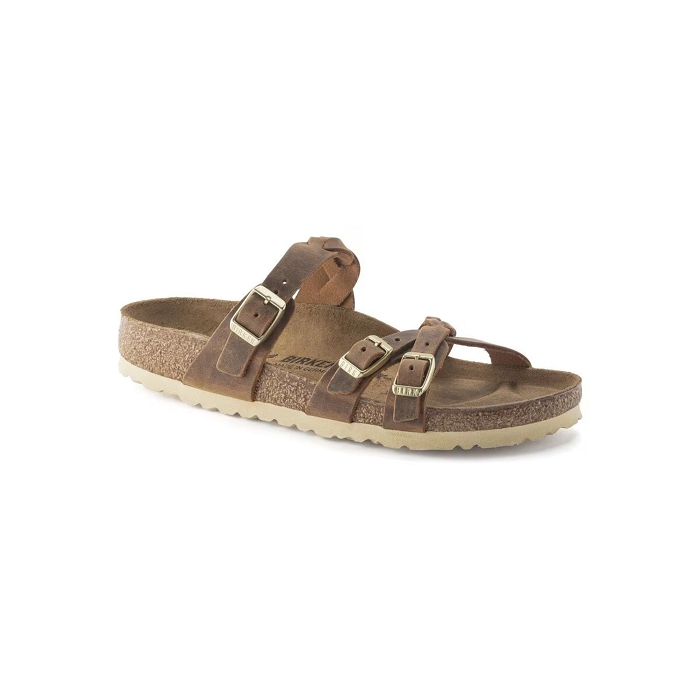 Birkenstock chaussures birkenstock franca braided cognac 