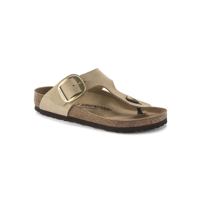 Birkenstock chaussures birkenstock gizeh big buckle sandcastle 