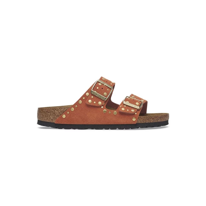 Birkenstock chaussures birkenstock arizona rivet dark rust 9176101_2