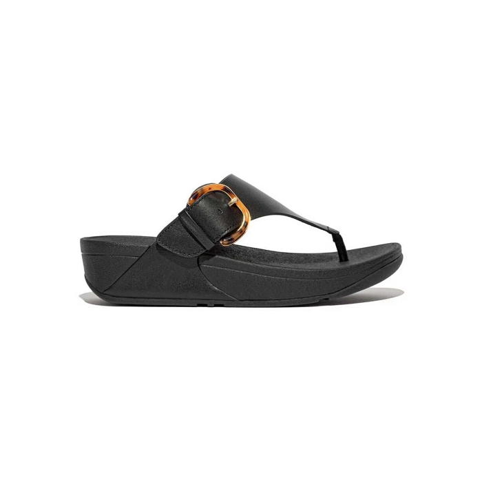 Fitflop chaussures fitflop lulu resin buckle black 