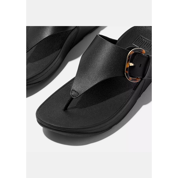 Fitflop chaussures fitflop lulu resin buckle black 9176601_2