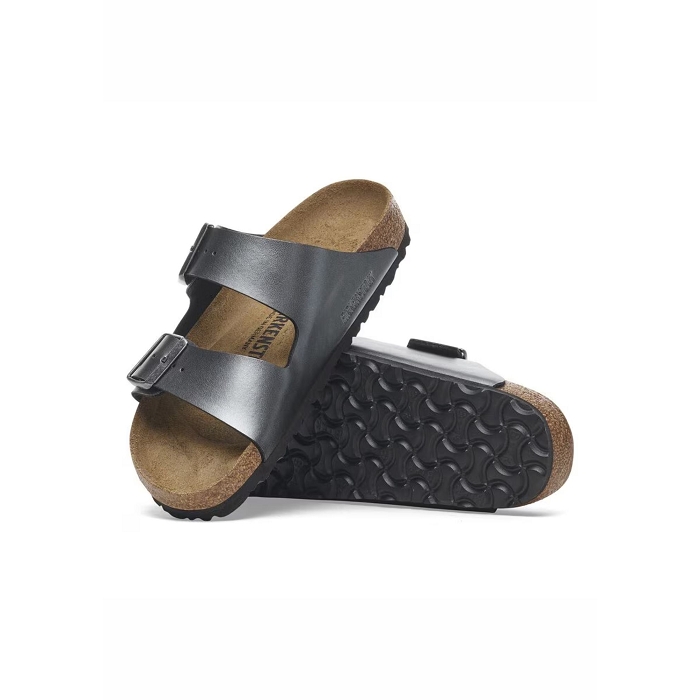 Birkenstock chaussures birkenstock arizona bf metallic black 9176901_3
