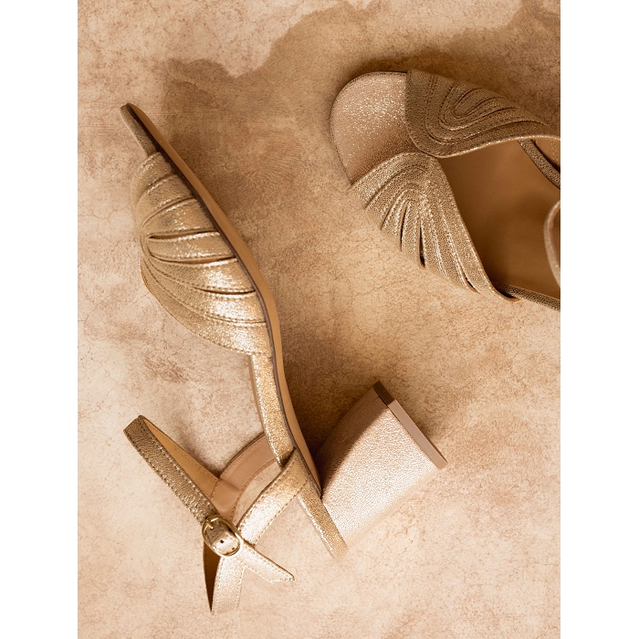 Bobbies chaussures bobbies eileen champagne irise 9178101_2
