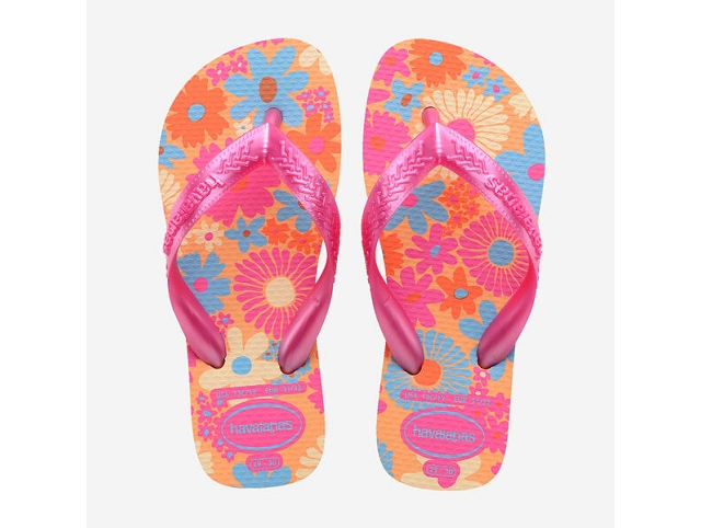 Havaianas chaussures havaianas kids flores peach 