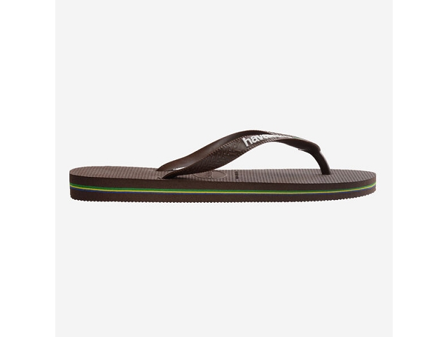Havaianas chaussures havaianas brasil logo dark brown white 9182601_2