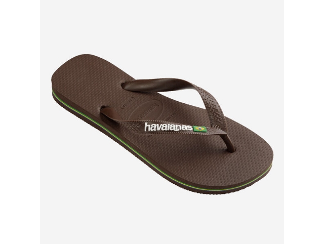 Havaianas chaussures havaianas brasil logo dark brown white 9182601_3