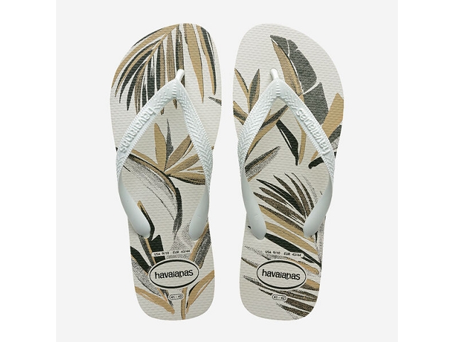 Havaianas chaussures havaianas aloha white green olive 